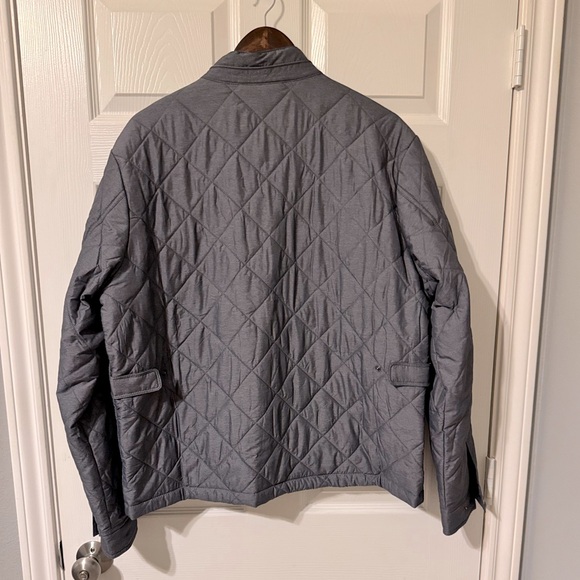 Peter Millar Norfolk Bomber Jacket, Medium Gray, XL, Like New - Picture 6 of 11